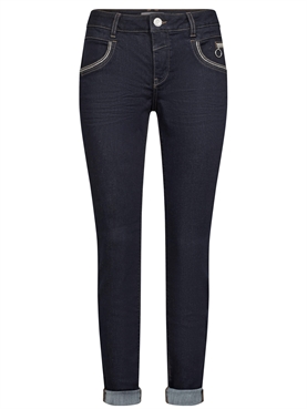 Mos Mosh Naomi Haveli Hybrid Jeans, Dark Blue 
